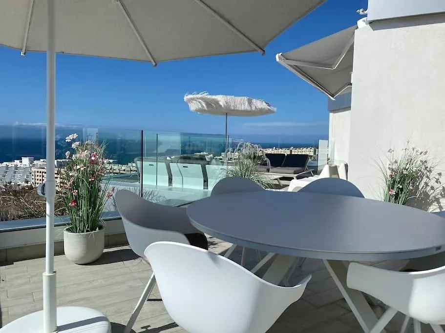 Luxury Apartment With Stunning Terrace And With Heated Pool Costa Adeje