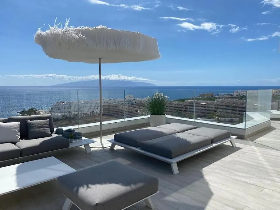 Luxury Apartment With Stunning Terrace And With Heated Pool Costa Adeje